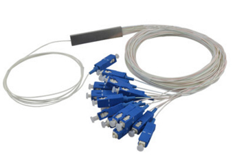 Fiber Optic PLC  Splitter with Connector