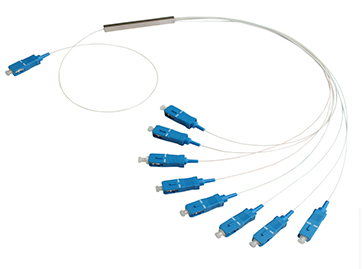 Fiber Optic PLC  Splitter with Connector